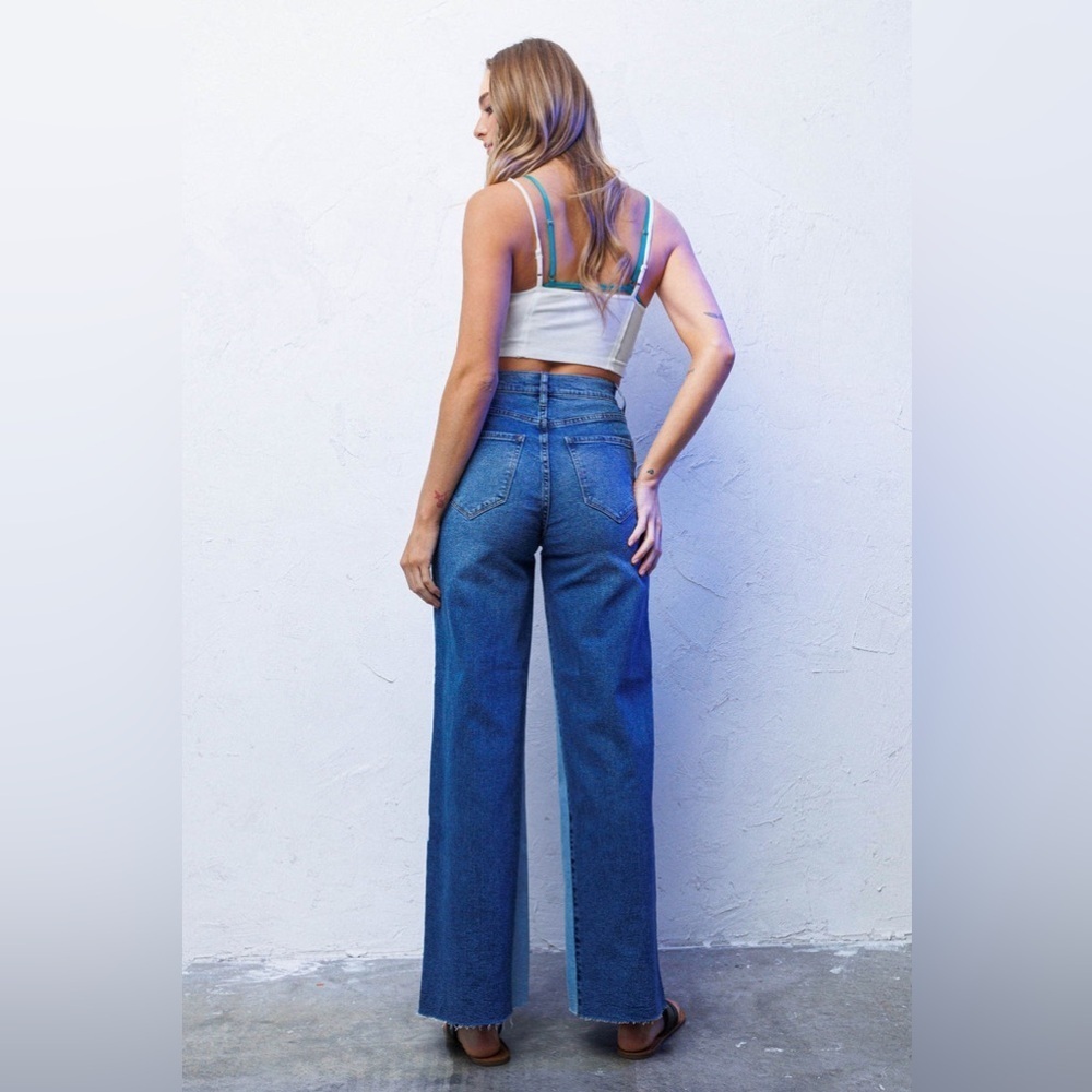 Vibrant High Rise Light Blue Jeans - Picture 5 of 13